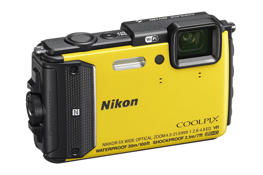 Nikon COOLPIX AW130 イエロー Nikon Coolpix AW130 żółty - Aparaty kompaktowe - Sklep